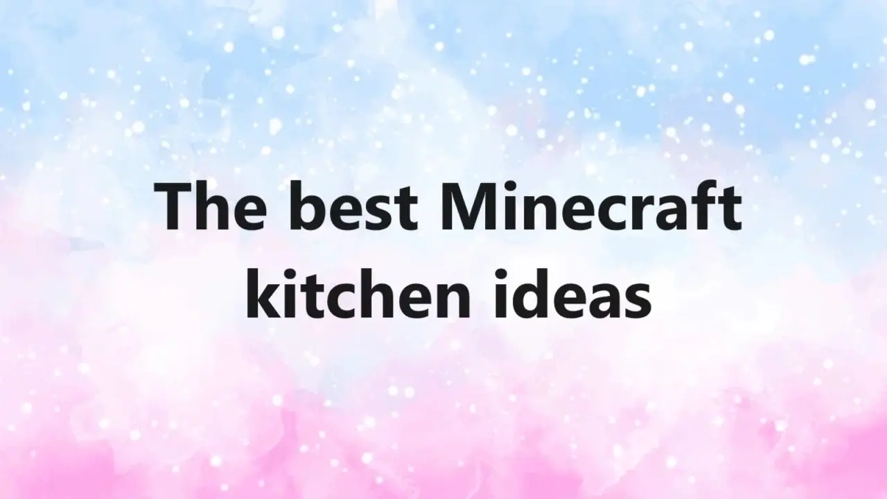 Minecraft kitchen ideas